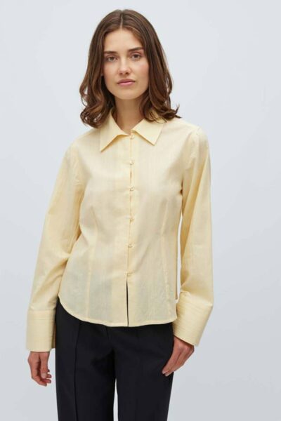 Thyra stripe aulori blouse summer yellow mbyM