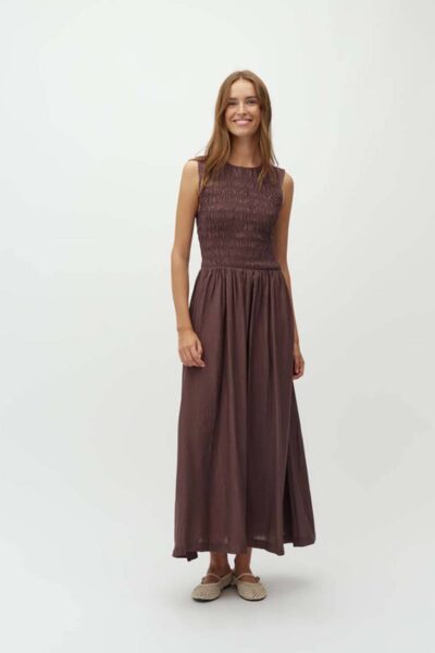 Soriellia amya dress brown lilac mByM
