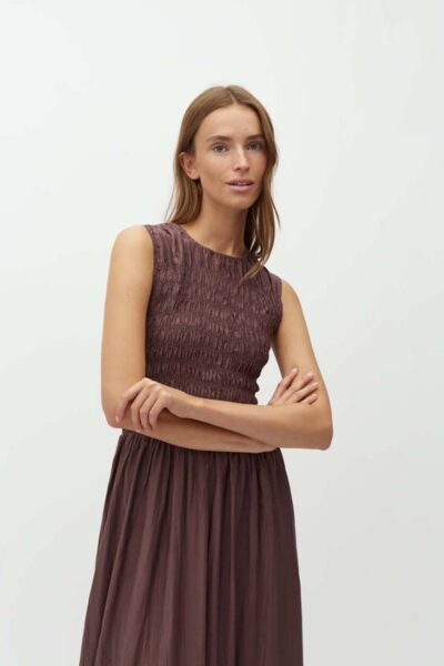 Soriellia amya dress brown lilac mByM