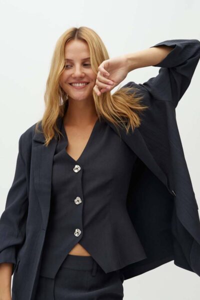 Daliar arlise blazer dark bering sea mbyM