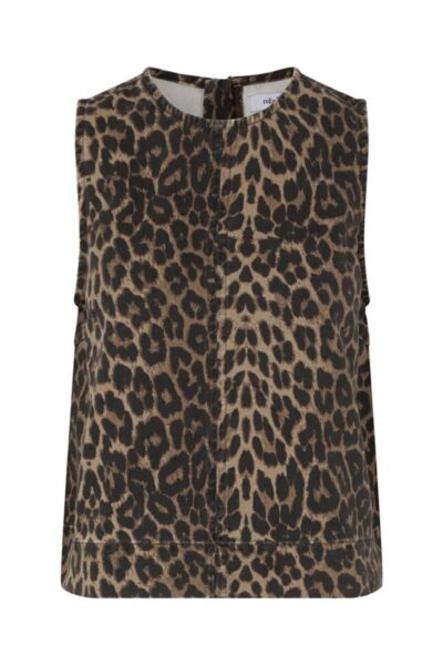 Rihne blouse leopard mist mbyM