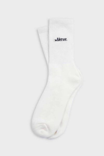 The Mercer socks white