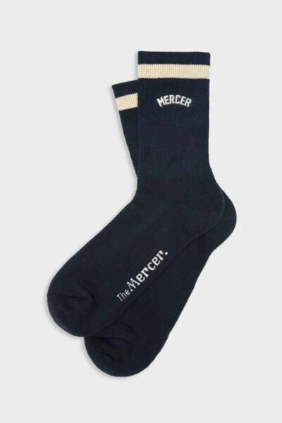 The Mercer signature socks blue