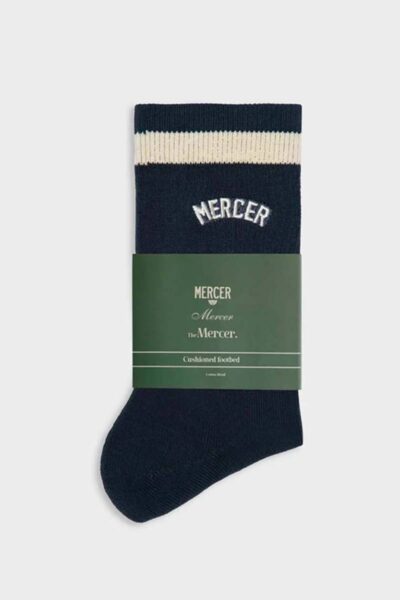 The Mercer signature socks blue