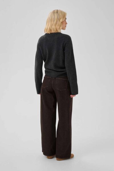 Ava 188 high x-wide dark brown L32 MEW