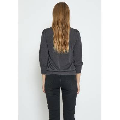 Mersin metallic t-shirt iron gray Minus
