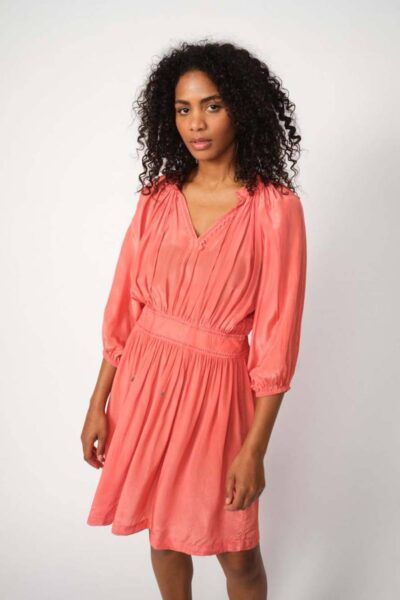 Saria 3/4 dress faded rose Mos Mosh