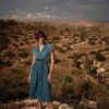 Pitti nalin dress mid blue Mos Mosh