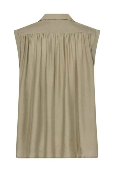 Zuno sl blouse moss gray Mos Mosh