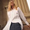 Enola shirt white Mos Mosh - Afbeelding 2