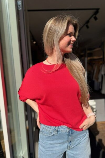 Sweater fluo red Noman’sland