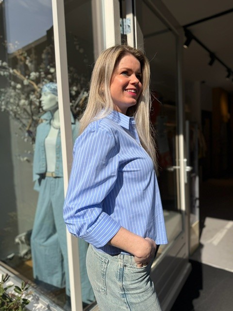 Blouse oxford Noman'sland - Afbeelding 4