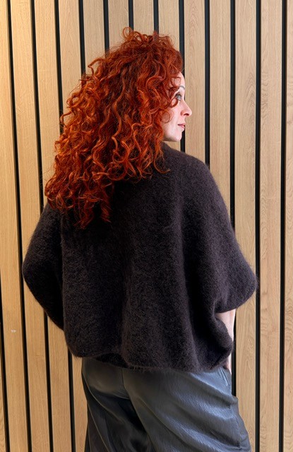 Cardigan espresso Noman'sland - Afbeelding 3
