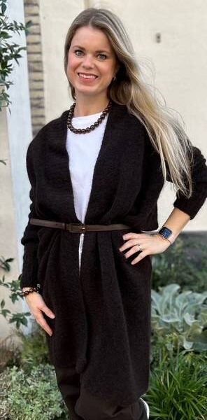 Cardigan dark coffee Noman’sland