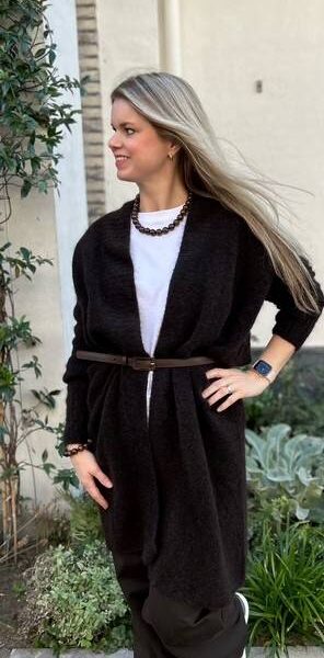 Cardigan dark coffee Noman’sland