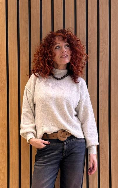 Sweater cool beige Noman'sland - Afbeelding 2