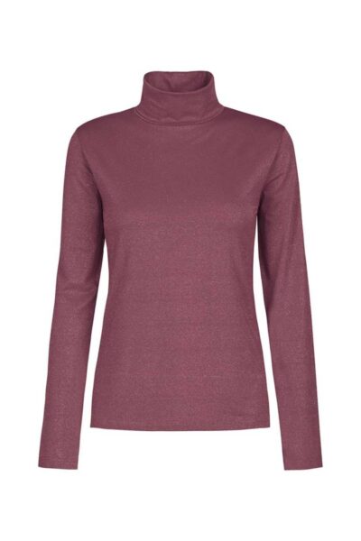 Roll-neck burgundy Noman’sland
