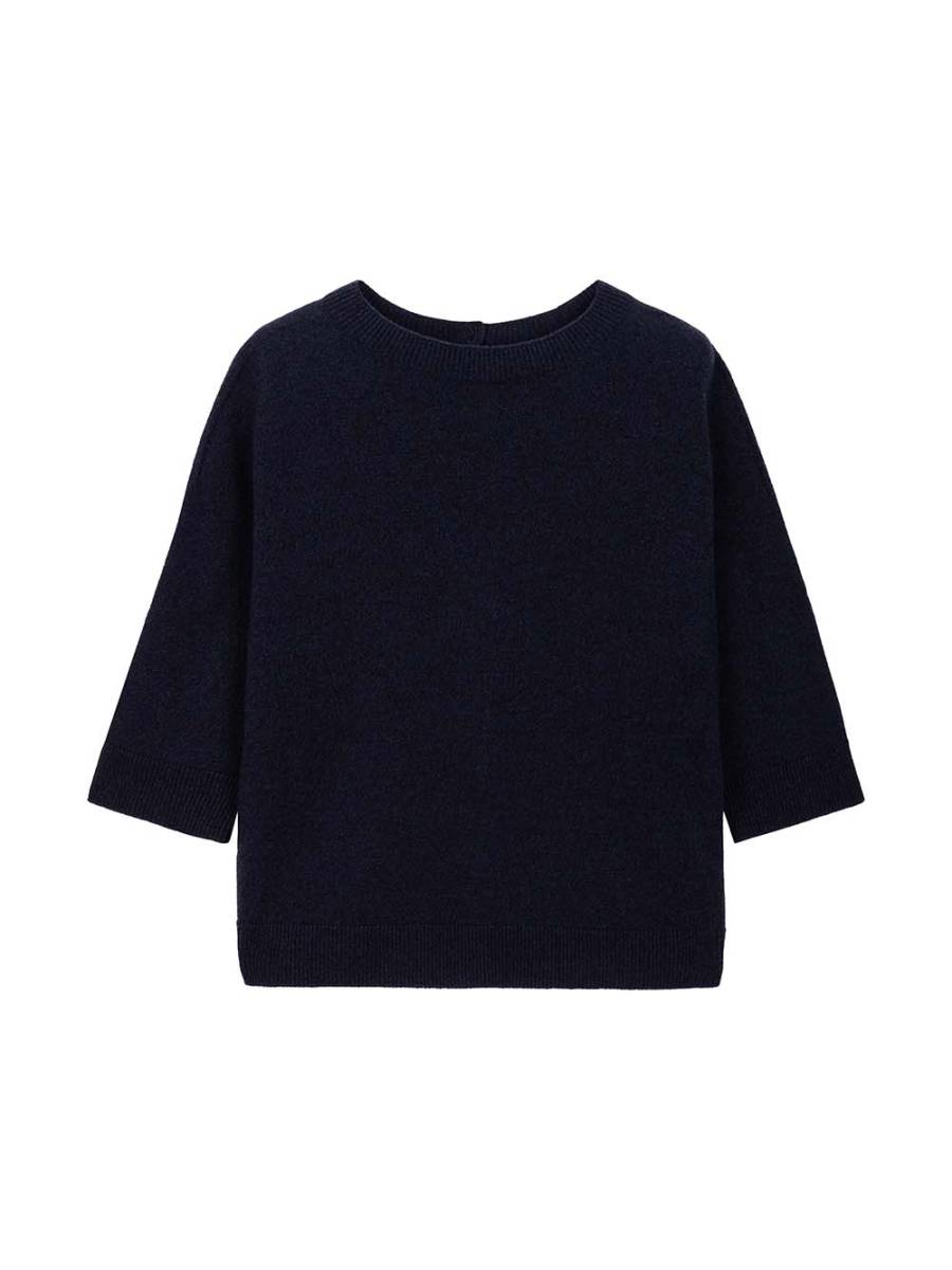 Cardigan dark sapphire Noman'sland - Afbeelding 2