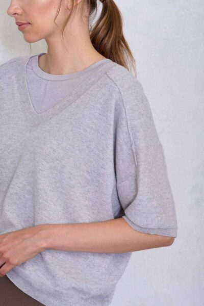 Sweater pebble grey Noman’sland
