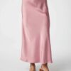 Vicky heavy sateen skirt evening rose Neo Noir - Afbeelding 2