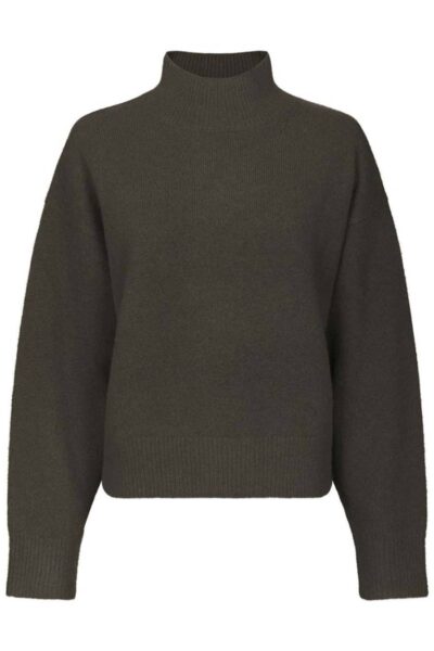 Paulina knit blouse moss green Neo Noir