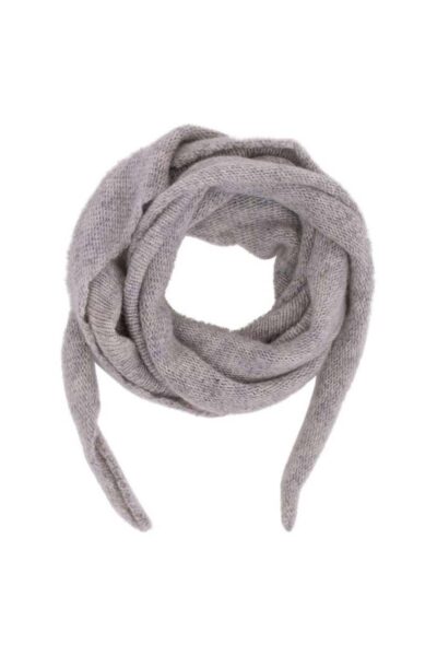 Misty knit scarf grey melange Neo Noir