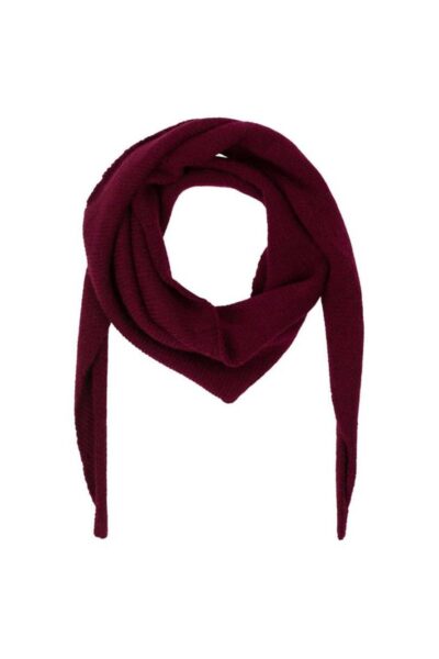 Misty knit scarf wine Neo Noir