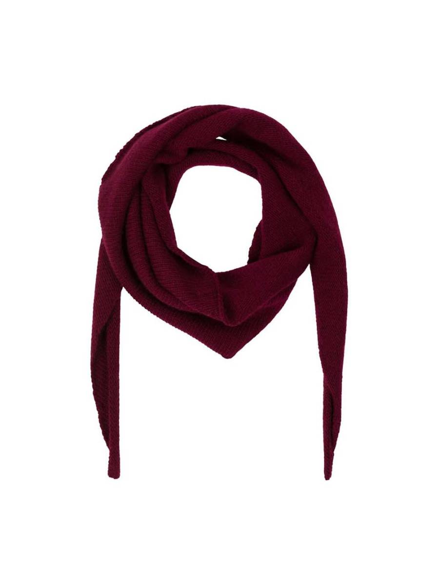 Misty knit scarf wine Neo Noir - Afbeelding 3