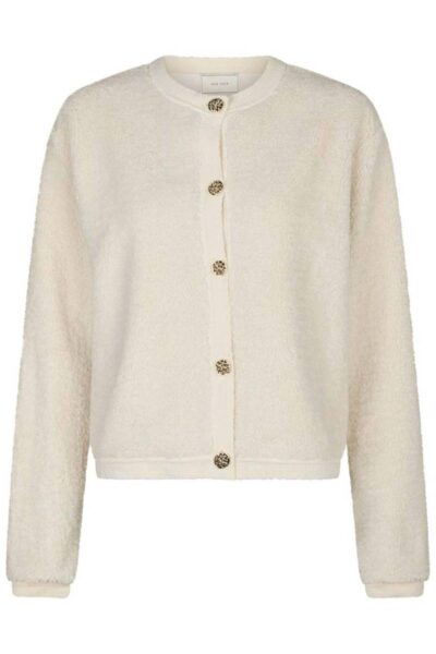 Limo fluffy knit cardigan creme Neo Noir