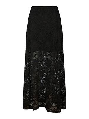 Emmie lace skirt black Neo Noir
