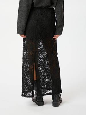 Emmie lace skirt black Neo Noir