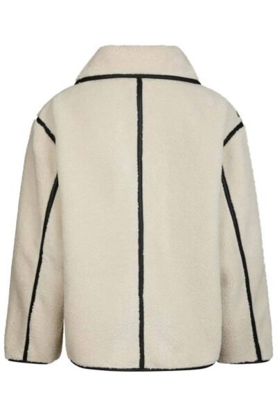 Edmund teddy jacket ivory Neo Noir