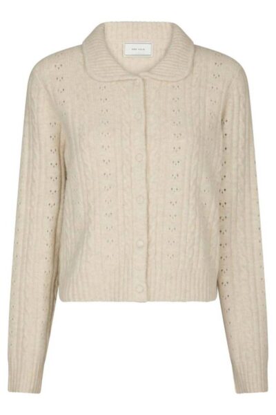 Emelie knit cardigan ivory Neo Noir
