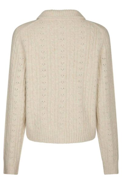 Emelie knit cardigan ivory Neo Noir