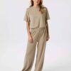 Isark soft pants taupe Neo Noir - Afbeelding 2