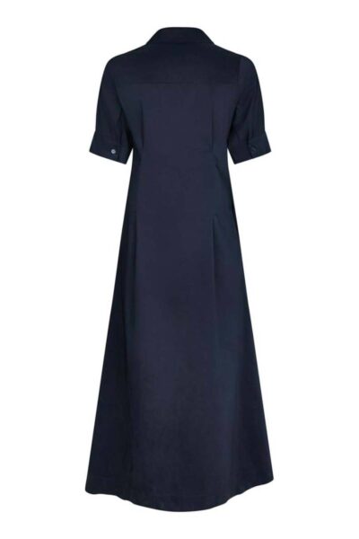 Baia poplin dress navy Neo Noir