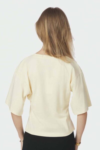 Asha Boxy tee butter yellow Neo Noir