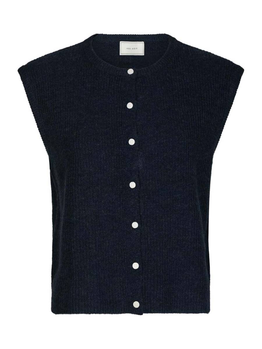 Everest knit vest navy Neo Noir - Afbeelding 5