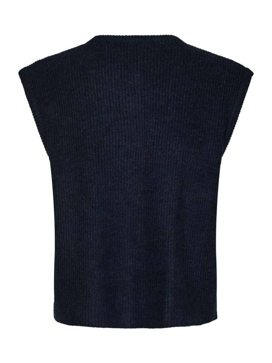 Everest knit vest navy Neo Noir - Afbeelding 6