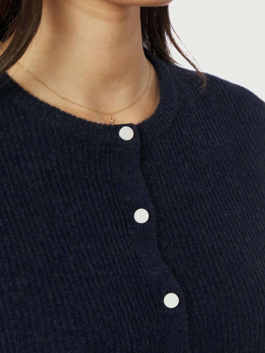 Everest knit vest navy Neo Noir - Afbeelding 4