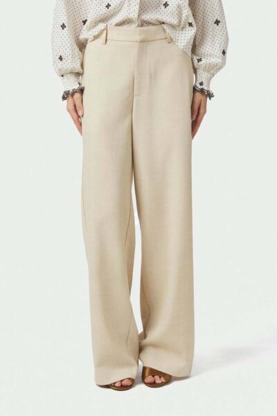 Emmett melange pants beige Neo Noir
