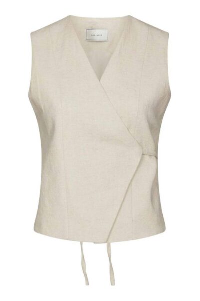 Samara ramie waistcoat natural Neo Noir