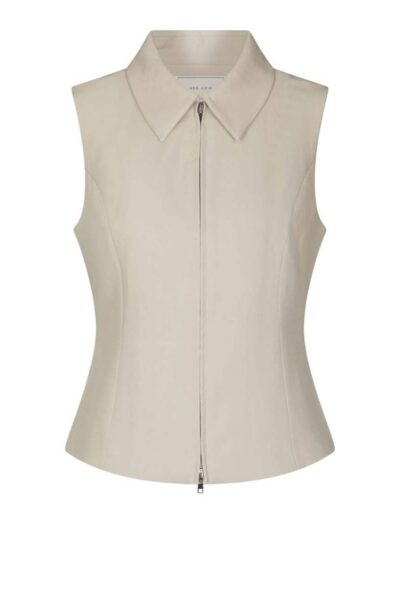 Annabella structure waistcoat creme Neo Noir