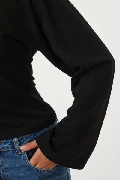 Paska boxy long tee sleeve asha Neo Noir