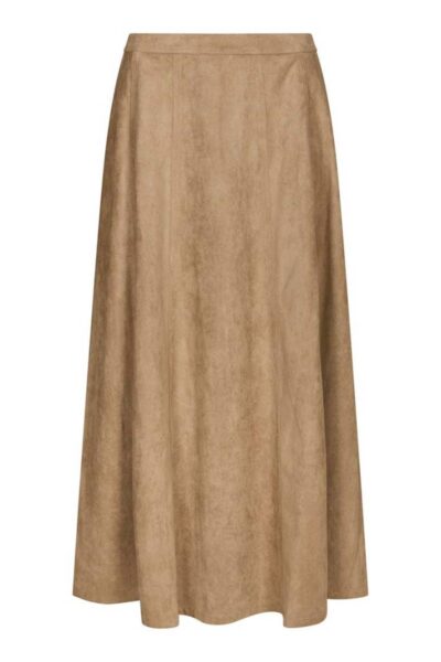 Raya faux suede skirt sand Neo Noir