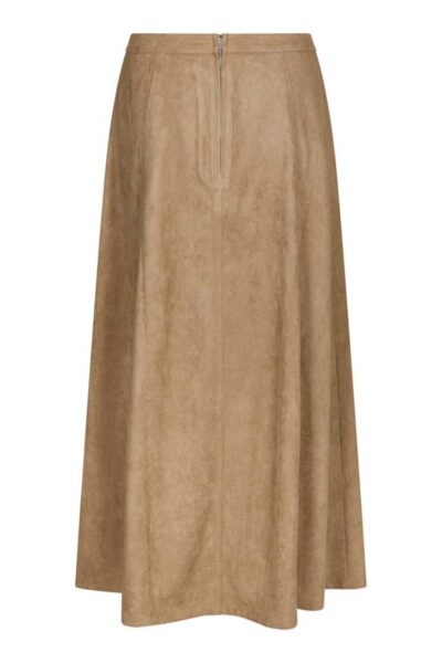 Raya faux suede skirt sand Neo Noir