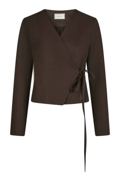 Simmi blouse dark brown Neo Noir