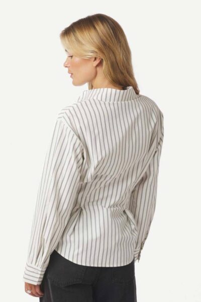 Lytra stripe shirt black Neo Noir
