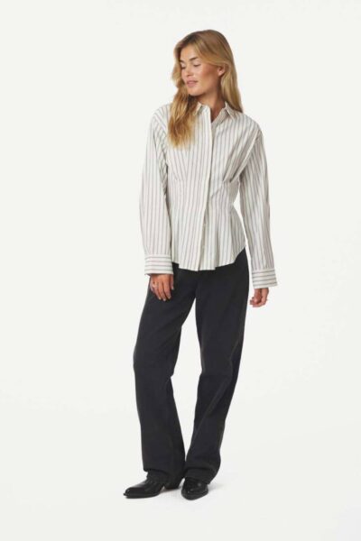 Lytra stripe shirt black Neo Noir