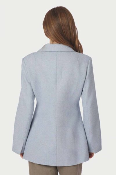 Bowie herringbone blazer light blue Neo Noir